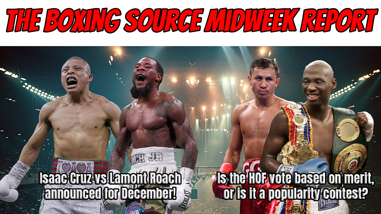 Cruz vs Roach in December! Hall of Fame based on who's popular or nah?