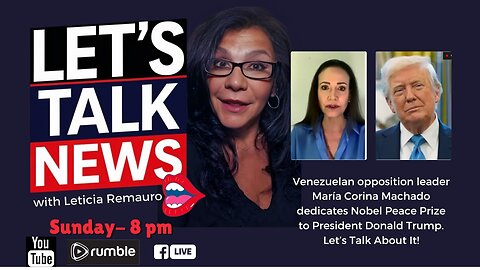 Let's Talk News - Unpacking the Nobel Snub That Echoes Across Continents!