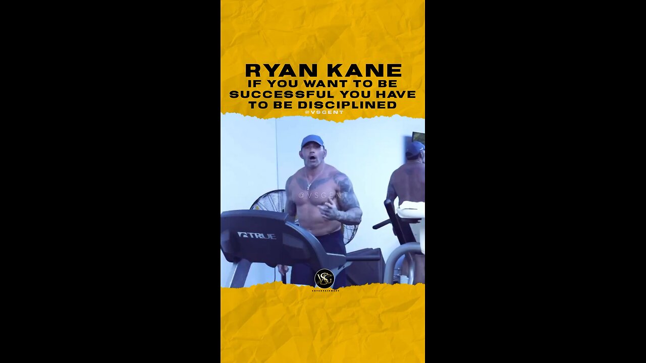 If you want to be successful you have to be discipline