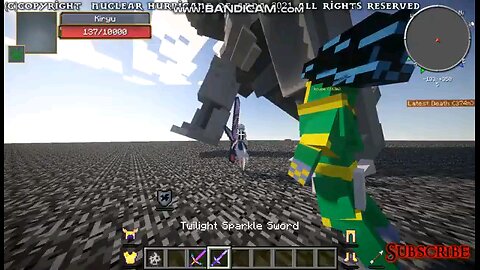 Minecraft mob battle star platinum vs kyriu