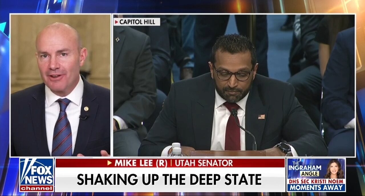 Sen Mike Lee Mocks Democrats Pearl Clutching During Kash Patel Hearing