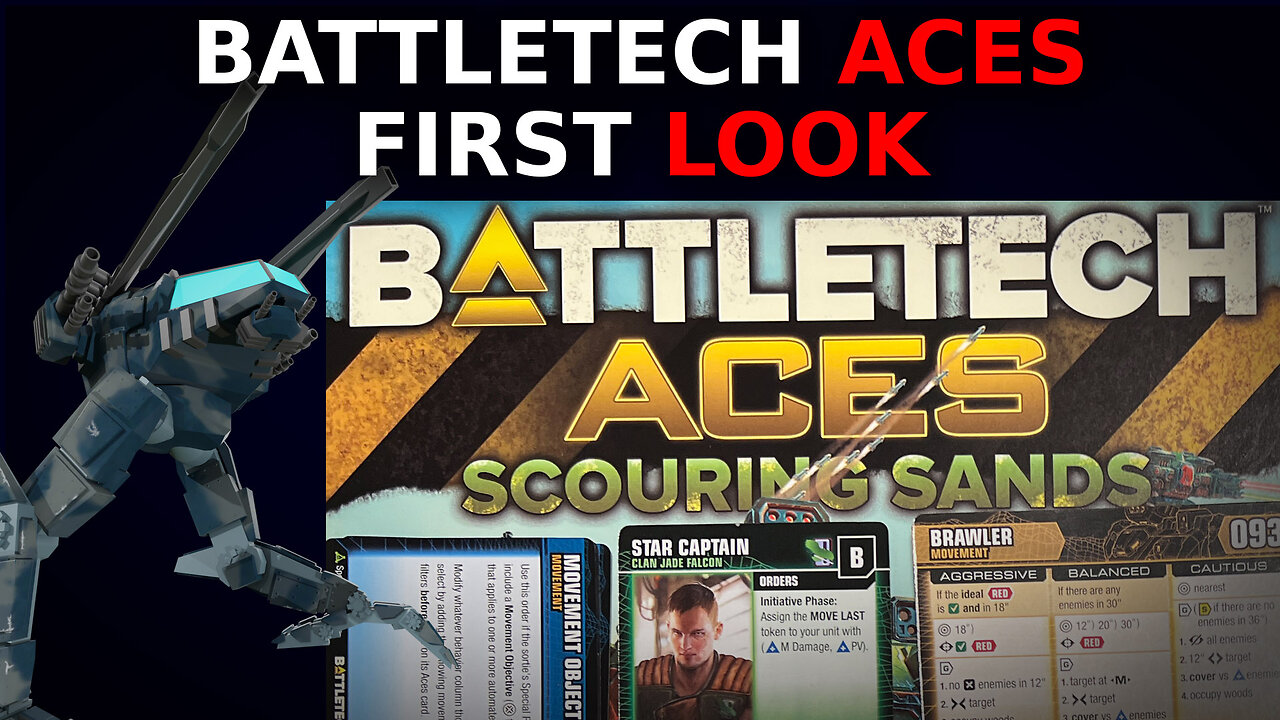 Battletech Aces: Scouring Sands - First Look at the Alpha Strike Expansion.
