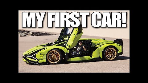 I BUILT A LAMBORGHINI OUT OF LEGO!!!