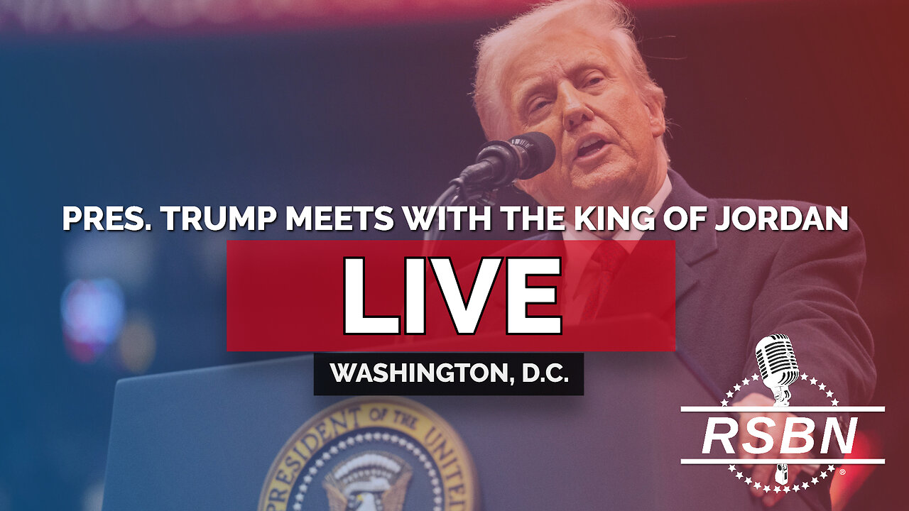 LIVE REPLAY: President Trump Meets with the King of Jordan at The White House - 2/11/25