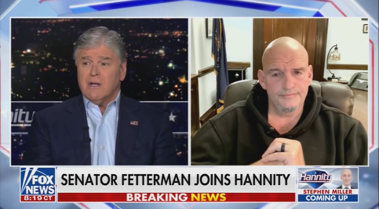 John Fetterman spends 2 full minutes calling out Democrats for abandoning common sense just to spite Trump