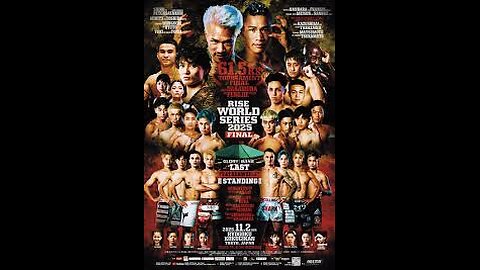 RISE WORLD SERIES 2025 FINAL/GLORY 105 - Nov 02 2025 - Ryogoku Kokugikan, Tokyo