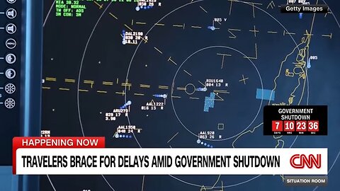 Widespread airport delays amid government shutdown