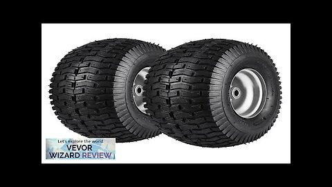 VEVOR Lawn Mower Tires 15x6-6" Lawn Tractor Tires 2-Pack Tire and Wheel Review