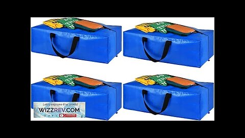 Heavy Duty Large Storage Bags XL Blue Moving Bags for College Dorm Review