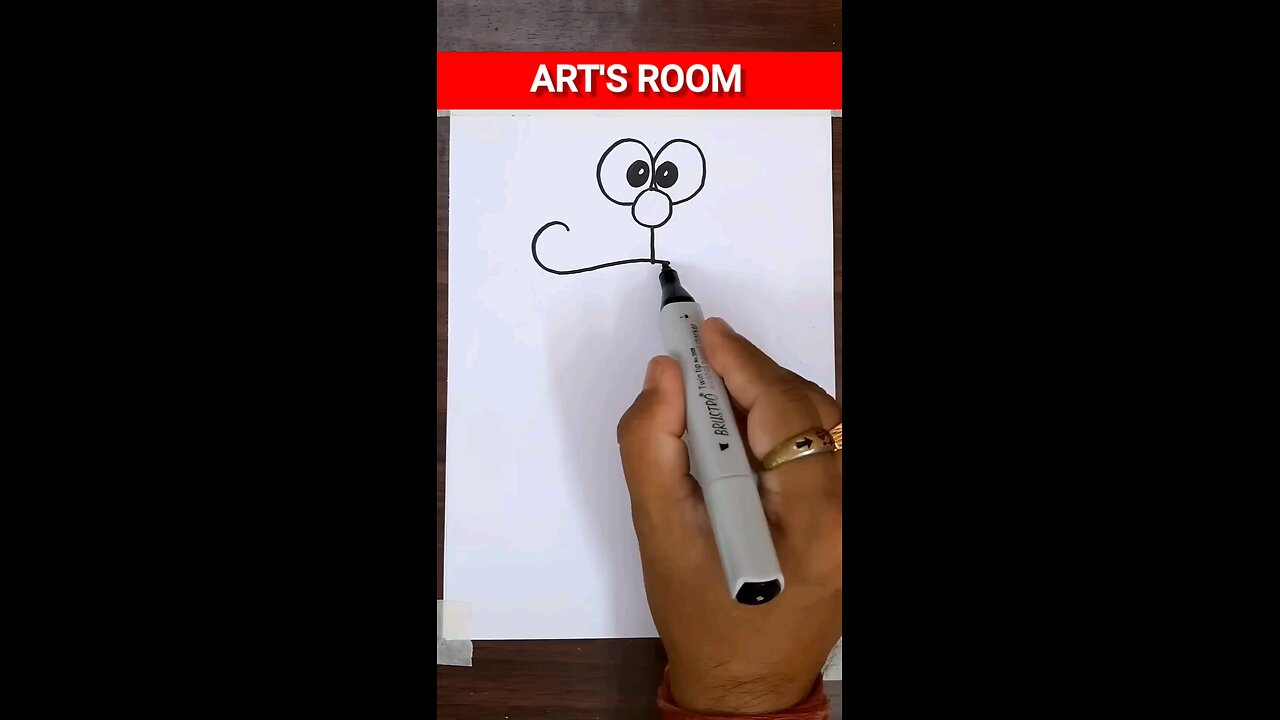 Doraemon Easy drawing step by step #shorts #doraemon #drawing
