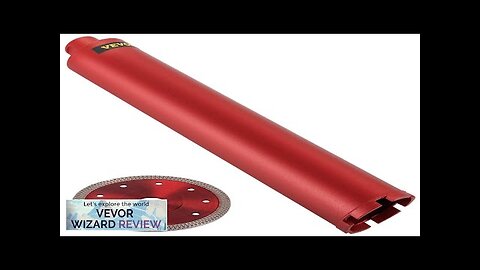 VEVOR Diamond Core Drill 3"/ 76 mm Diameter Core Drill Bit 14"/ Review