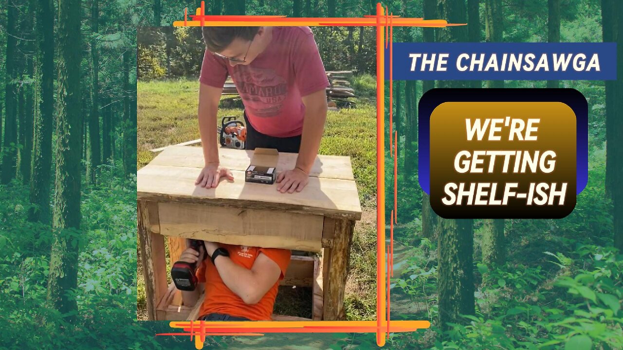 Building a Mountain Table—With Only a Chainsaw and a Drill!