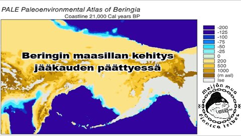 Beringin maasillan kehitys jääkauden päättyessä