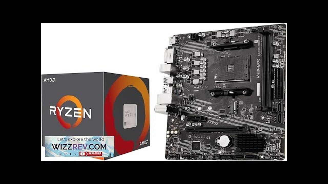 INLAND AMD Ryzen 5 4500 Unlocked Desktop Processor with MSI A520M-A PRO Review