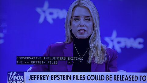 Bondi, Please release the Jeffery Epstein List..