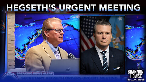 BREAKING: Secretary Hegseth Orders Urgent Meeting of 800 Generals & Admirals