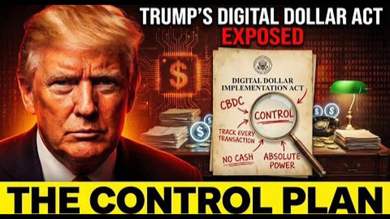 Trump's Digital Dollar Act: The Financial Control Plan (CBDCs Explained)
