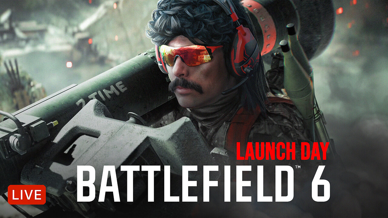 🔴LIVE - DR DISRESPECT - BATTLEFIELD 6 - THE WAR BEGINS | BF6 LAUNCH DAY