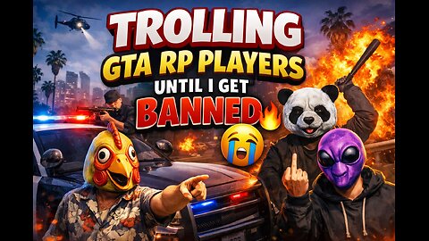 Trolling GTA RP players until I get banned 😭🔥