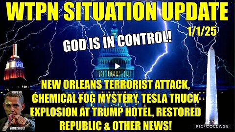 NEW ORLEANS TERRORIST ATTACK, CHEMICAL FOG, BIRD FLU, 3 LIGHTENING STRIKES, TESLA FIRE