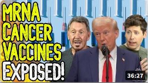 MRNA CANCER VACCINES EXPOSED! - Trump Speaks At WEF! - AI Takeover ACCELERATES!