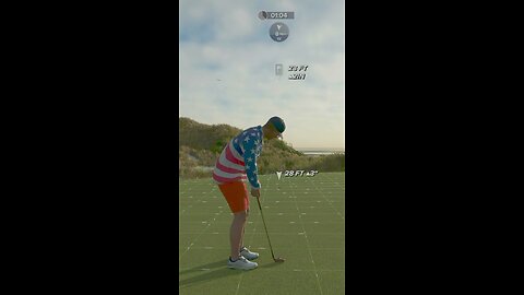 Clutch 23ft Putt to Save the Halve — Needed This One