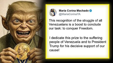 BREAKING: Trump Snubbed On Nobel Peace Prize, But Winner Dedicates Award To US President Anyway!