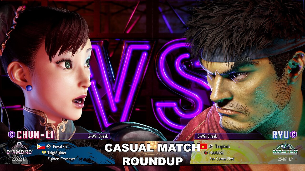 Kuya Kalbo SF6 Casual Match Roundup. Chun Li 4 star Diamond Rank [Hori Fight Stick]