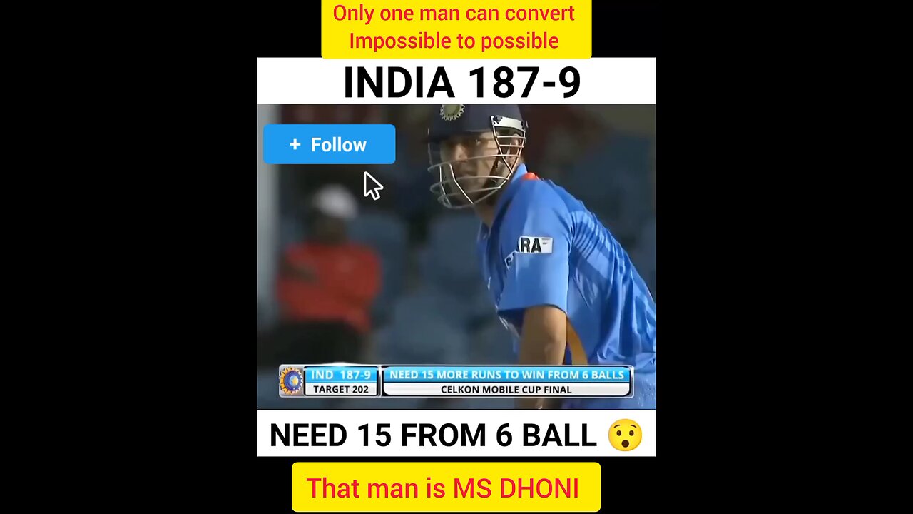The Famous Indian captain MS DHONI
