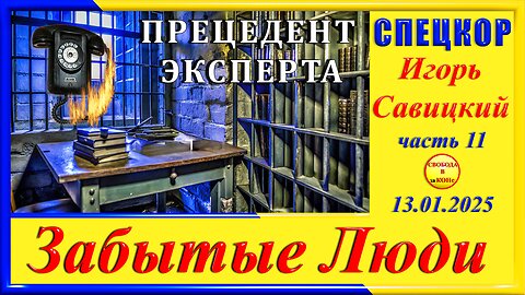 ПРЕЦЕДЕНТ ЭКСПЕРТА-ч. 11 Игорь Савицкий цикла ЗАБЫТЫЕ Люди