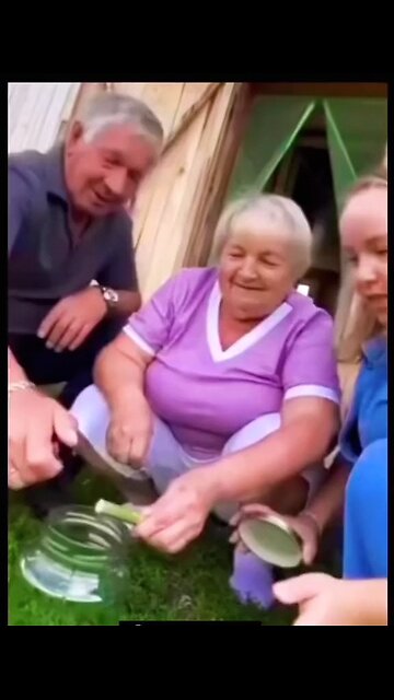 funny old lady | how to blow fire crackers | lady made house on fire