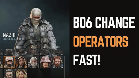 Black Ops 6 Change Operator: Quick Tutorial!