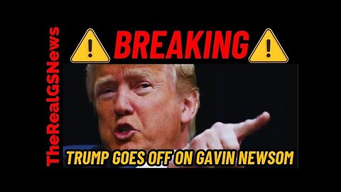 BREAKING!! ⚠️ "Must Watch" Trump issues URGENT MESSAGE to California Governor Gavin Newsom