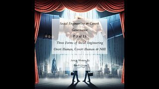 Social Engineering & Covert Governance P3 Overt Human, Covert Human & NHI