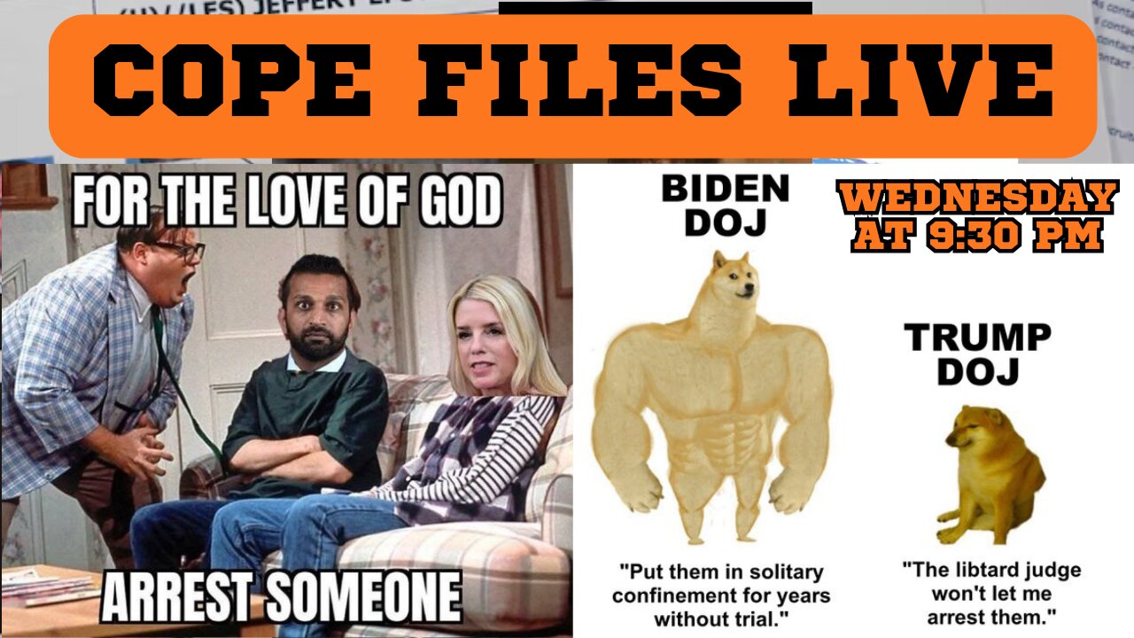 Cope Files Live! - With Hard Bastard- Bondi Take The Stand. Another Trans Goes Nuts.