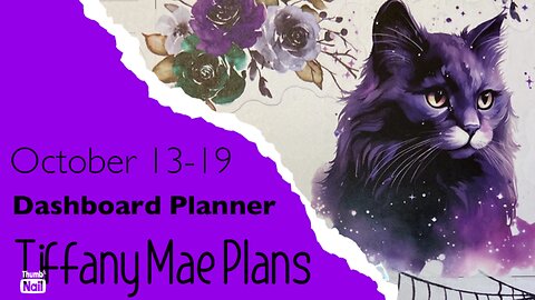 October 13-19 in my Dashboard Planner