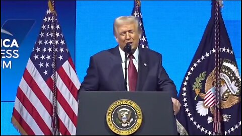 Trump MOCKS Obama's Library, Newsom's Train