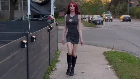 She is arriving to you