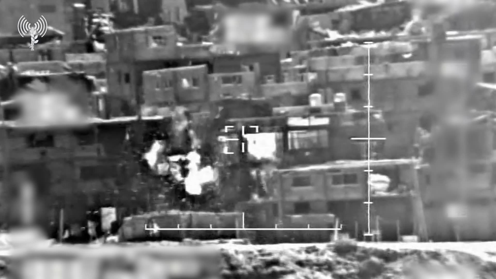 The Israeli Air Force struck some 140 targets in the Gaza Strip in the past day, including buildings