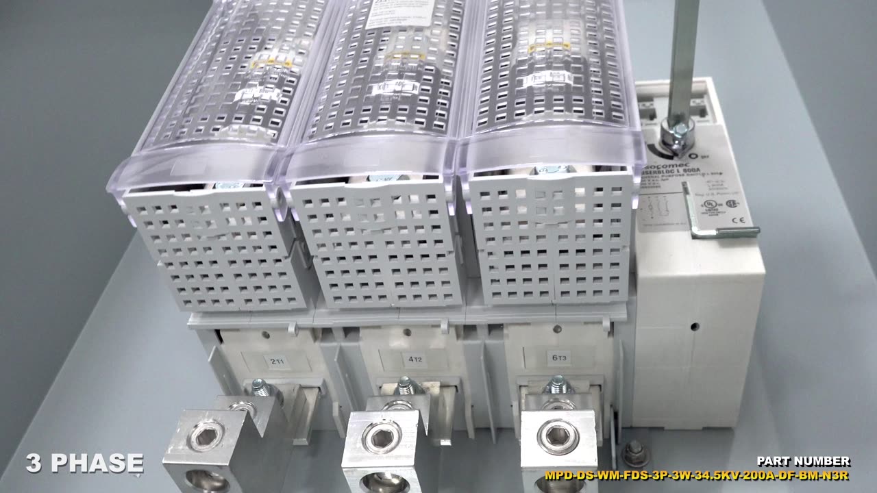 Fused Disconnect Switch, 800 Amp, 240V 3 PHASE AC - Larson Electronics