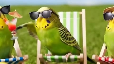 Daily life of a budgie 🥰🤣 # budgies