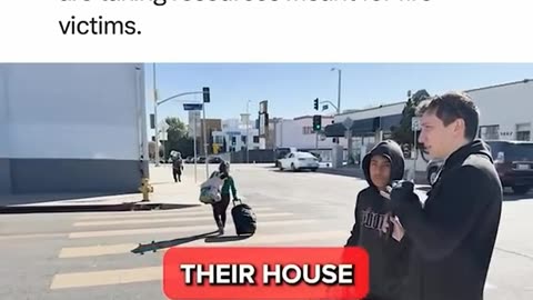 Illegals Taking Food for Fire Victims- Red Cross Corrupt