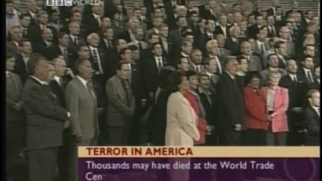 BBC World News BBC September 12, 2001 900pm-930pm BST
