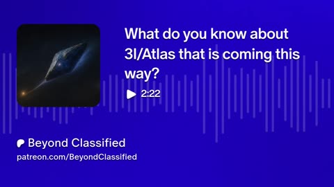 What do you know about 3I Atlas that is coming this way?