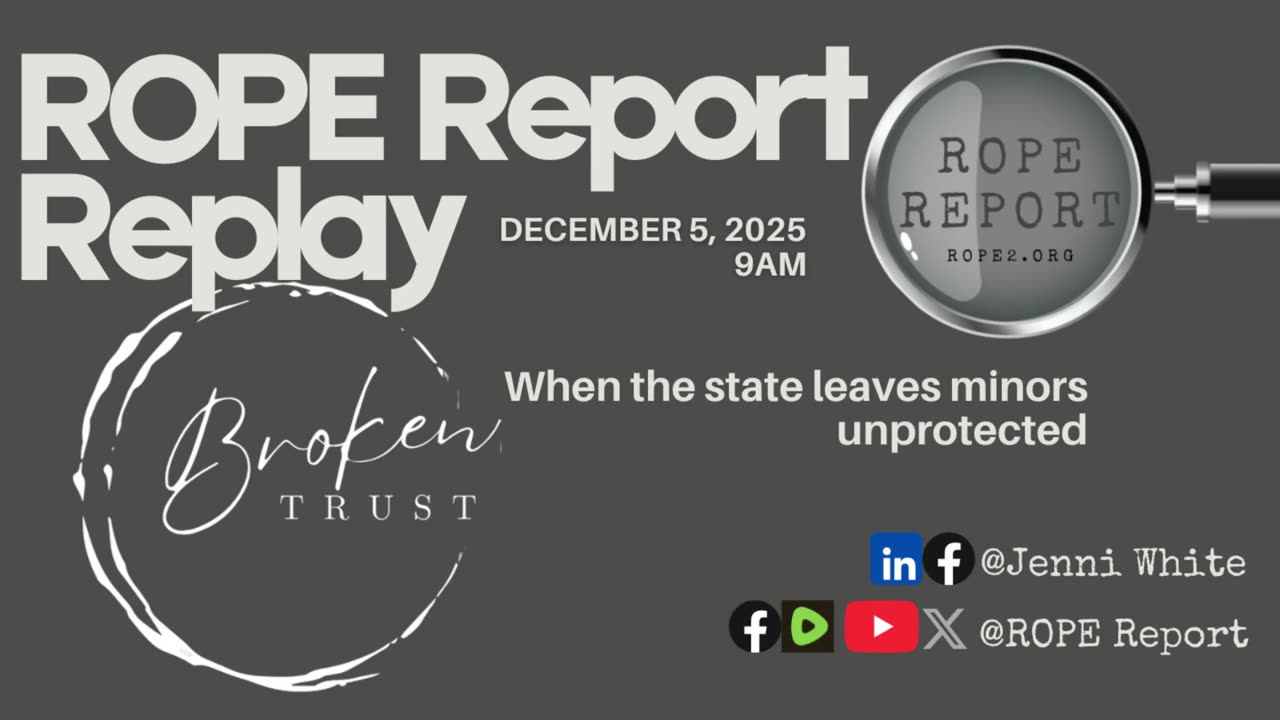 The Founders Of Non-Profit Broken Trust - When The State Leaves Minors Unprotected