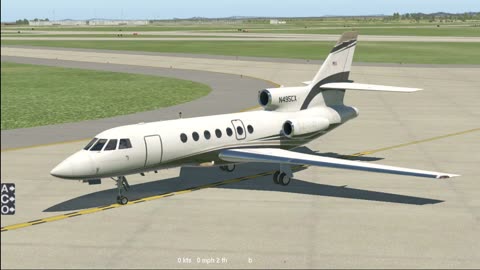 ur Carenado FA 50 EX jet on KDFW in Xplane 11 on Ubuntu 24 LTS in 2025 -