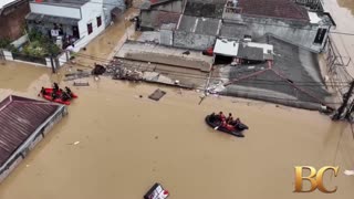 Floods in Indonesia’s capital displace thousands