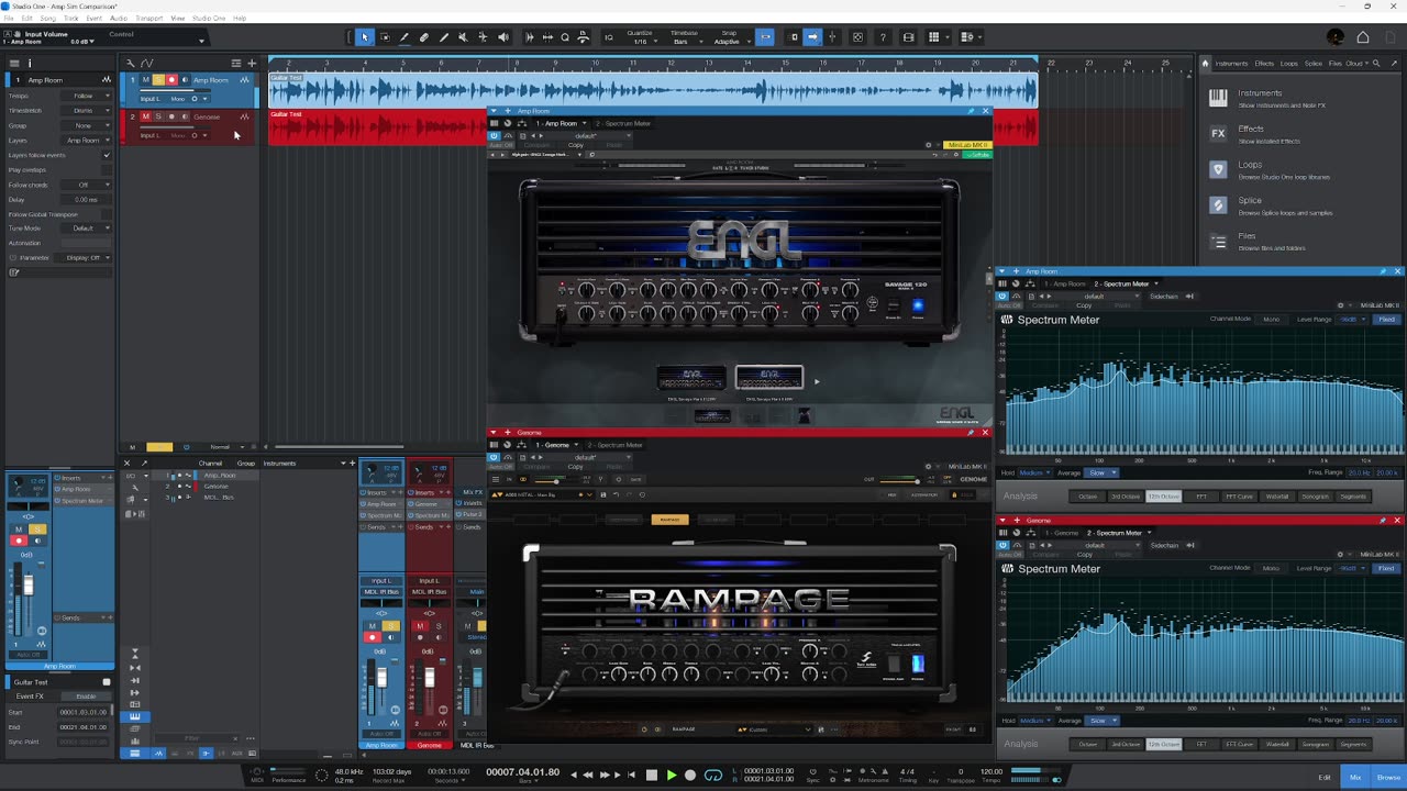 Tone Test: ENGL Savage Guitar Amp Sim - Softube - Two Notes Genome