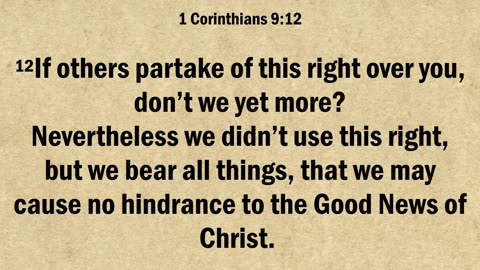 1 Corinthians 9