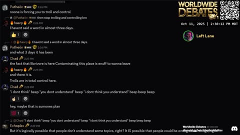 0108 WIDESTREAM - Worldwide Debates - YouTube/Twitch/Rumble
